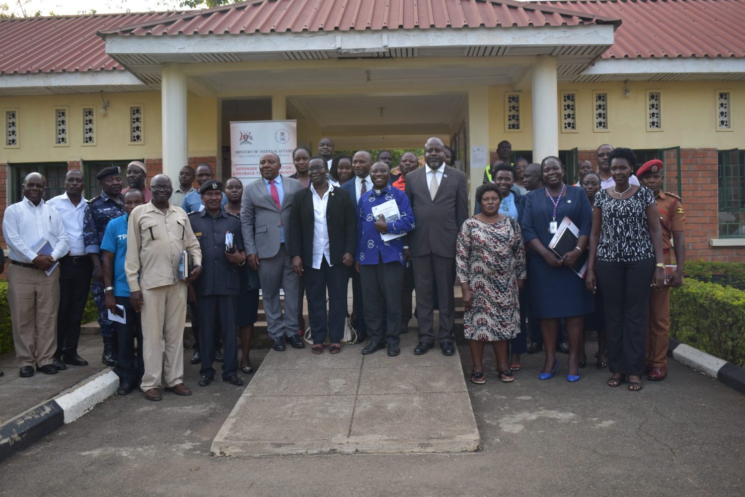 NCSC Posing for a photo after monitoring CS in Rwenzori region